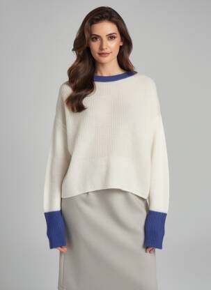 Pull stretch manches longues beige KARMA KOMA femme