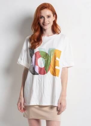 T-shirt coupe droite manches courtes blanc MINETTE femme
