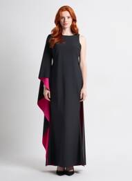 Robe longue sans manche sans manche noir CHIARA BONI femme