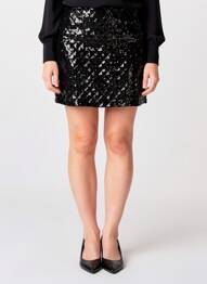 Jupe courte doublure noir ARTLOVE femme