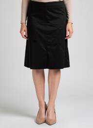 Jupe mi-longue taille normale noir ARTLOVE femme