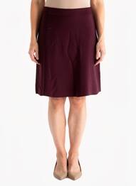 Jupe mi-longue coupe droite violet NUMPH femme