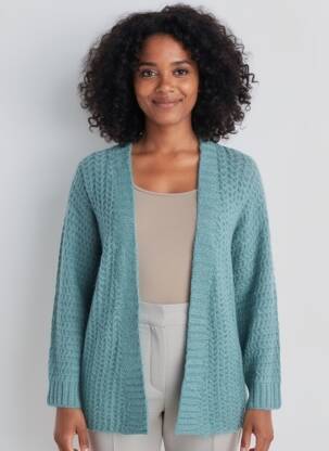 Gilet manches longues stretch vert MOLLY BRACKEN femme