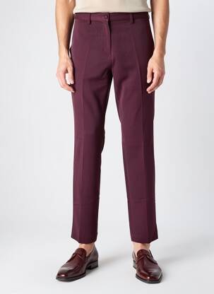 Pantalon slim taille haute taille haute violet WALTRON femme