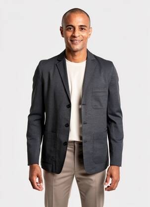 Blazer tissage chiné gris FYNCH-HATTON homme