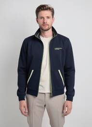 Veste casual resserrée sur le bas bleu MONTE CARLO homme