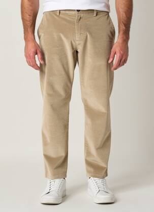 Pantalon chino stretch taille normale beige FYNCH-HATTON homme