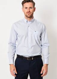 Chemise manches longues poches bleu FYNCH-HATTON homme