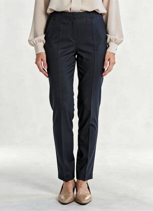 Pantalon slim taille élastique taille normale bleu TONI femme
