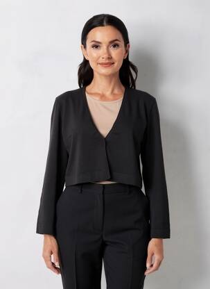Boléro maille fine noir STREET ONE femme