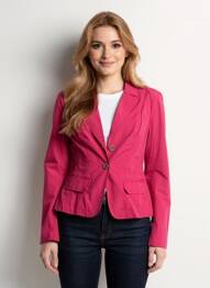 Veste casual col tailleur rose STREET ONE femme