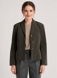 Blazer coupe cintrée vert STREET ONE femme