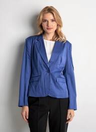 Blazer poches bleu SCHOOL RAG femme
