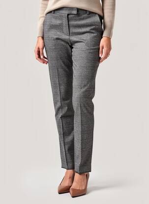 Pantalon slim taille élastique taille normale gris MAX MARA femme