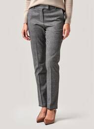 Pantalon slim taille élastique taille normale gris MAX MARA femme