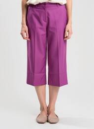 Pantalon 7/8 taille haute taille haute violet !OHO! femme