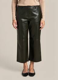 Pantalon 7/8 taille à pinces taille normale vert WEEKEND MAXMARA femme