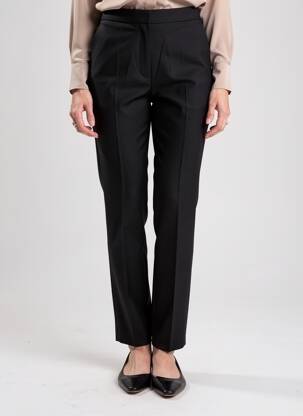 Pantalon slim taille haute taille haute noir SPORTMAX femme