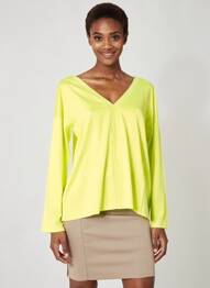 T-shirt manches longues manches longues vert STREET ONE femme