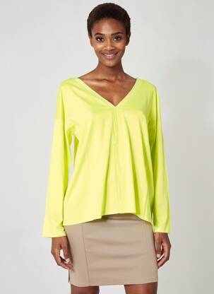 T-shirt manches longues manches longues vert STREET ONE femme