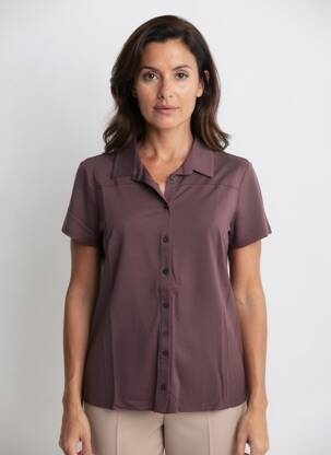 Chemisier manches courtes manches courtes rouge STREET ONE femme
