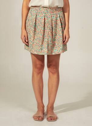 Jupe courte poches vert MOLLY BRACKEN femme