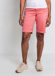 Bermuda coupe droite taille normale rouge STREET ONE femme