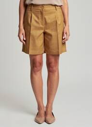 Short fermeture zippée sous rabat boutonné taille normale jaune ELÈSIG femme