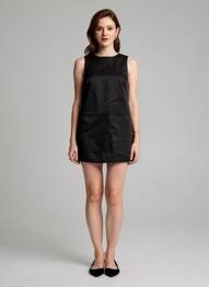 Robe courte sans manche sans manche noir H&M femme