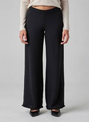 Pantalon flare stretch taille normale noir BOA femme