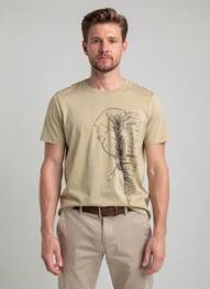 T-shirt coupe cintrée manches courtes vert KOOL AFRICA homme