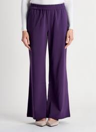 Pantalon flare stretch taille normale violet ZILCH femme