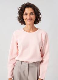 Top stretch manches longues rose BARBARA LEBEK femme