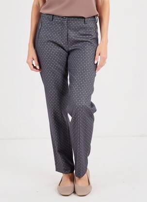 Pantalon slim tissage popeline taille normale noir BETTY BARCLAY femme