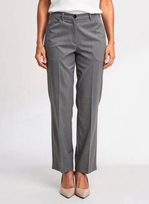Pantalon droit stretch taille normale gris GARDEUR femme