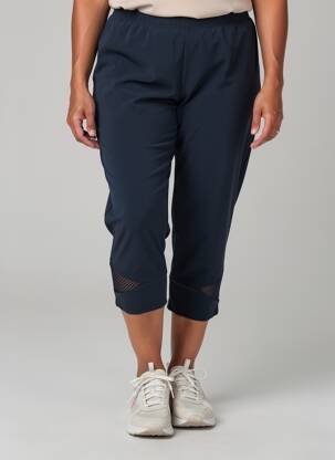 Pantacourt stretch taille normale bleu MERI & ESCA femme