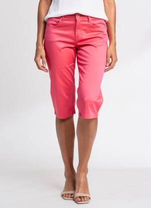 Corsaire tissage popeline taille normale rose LCDN femme
