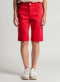 Bermuda taille normale taille normale rouge DOLCEZZA femme