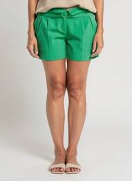 Short coupe droite vert LOLA ESPELETA femme