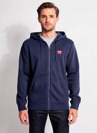 Veste casual poches bleu WRANGER homme