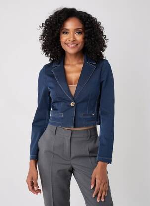 Blazer poches bleu CREAM femme