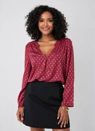 T-shirt manches longues manches longues rose LA FIANCÉE femme