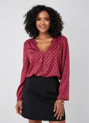 T-shirt manches longues manches longues rose LA FIANCÉE femme