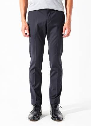 Pantalon slim taille à pinces taille normale bleu SCOTCH & SODA homme