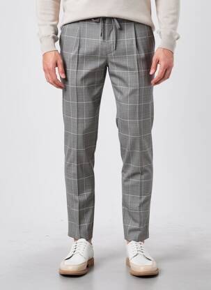 Pantalon slim stretch taille normale gris WEISS homme