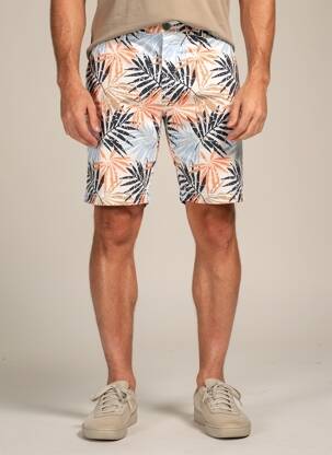 Bermuda stretch taille normale blanc TOM TAILOR homme