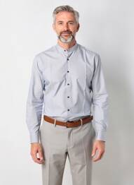 Chemise manches longues imprimé fantaisie blanc OLYMP homme