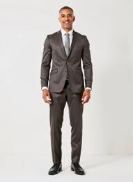 Costume de ville manches longues marron DIGEL homme