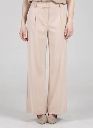 Pantalon large tissage popeline taille normale rose RIANI femme