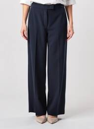 Pantalon large tissage popeline taille normale bleu RIANI femme